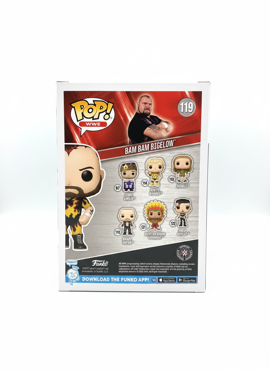 Funko Pop! WWE - Bam Bam Bigelow #119 (Glow in the Dark) - Funko Shop Exclusive
