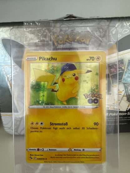 Pikachu Pokémon GO Promokarte - 028/078 ★ (Sealed)