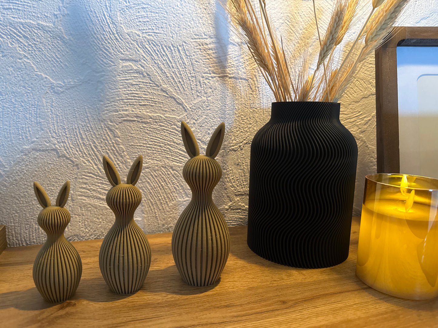 Osterhasen 3D Druck - Dekoration - Frühling - Ostern - Im Set oder Einzeln