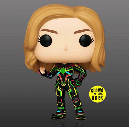 Funko Pop! Marvel - Captain Marvel #516 (Glow in the Dark) - Special Edition