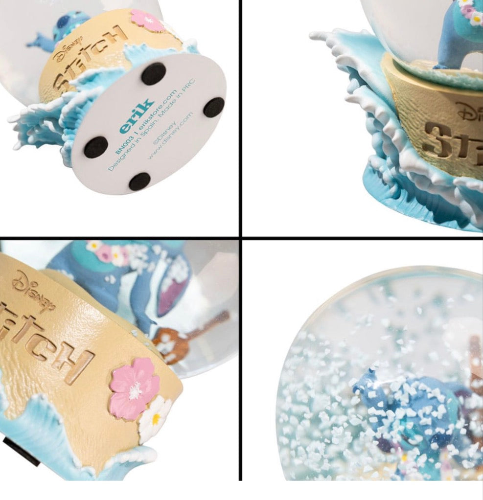 Schneekugel Disney Stitch Weihnachten | Lilo & Stitch Dekoartikel 12cmx8cmx8cm