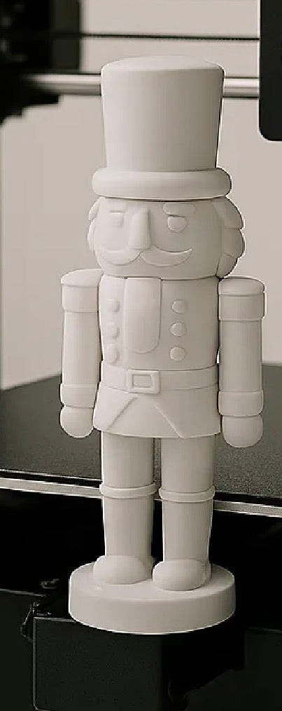 Nussknacker Deko Figur Weiß - Weihnachtsdeko Premium Miniatur