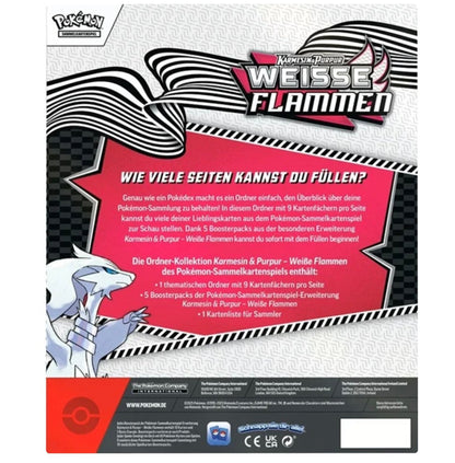Pokémon Ordner-Kollektion Karmesin & Purpur - Weiße Flammen