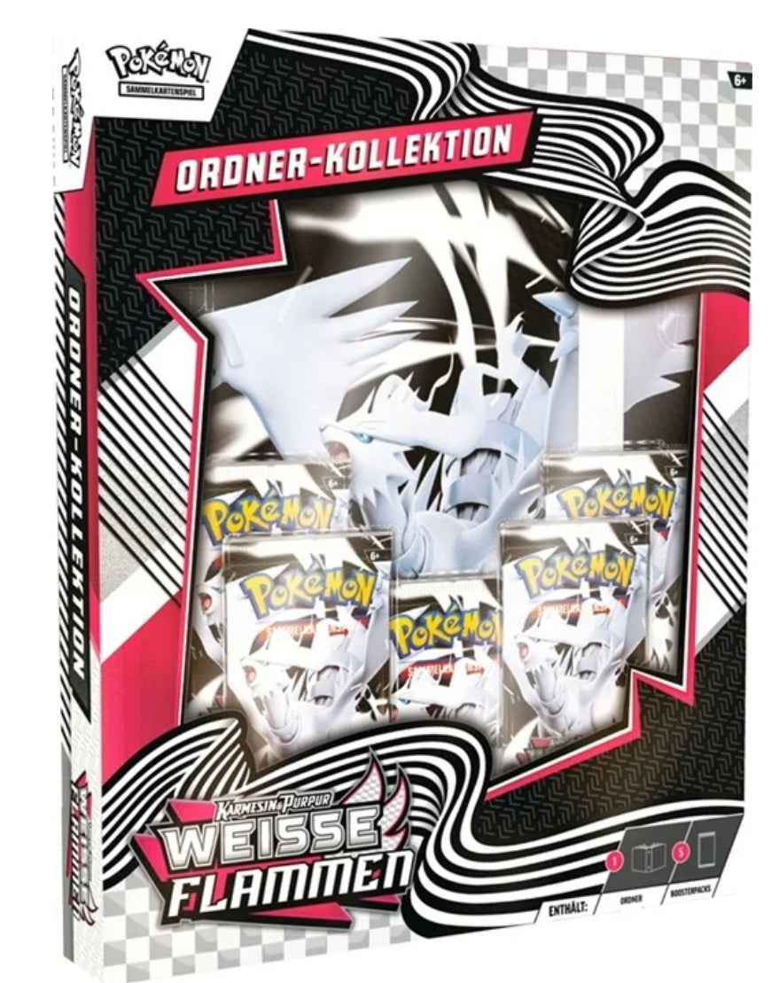 Pokémon Ordner-Kollektion Karmesin & Purpur - Weiße Flammen