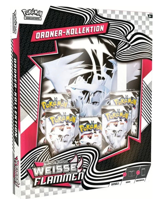 Pokémon Ordner-Kollektion Karmesin & Purpur - Weiße Flammen