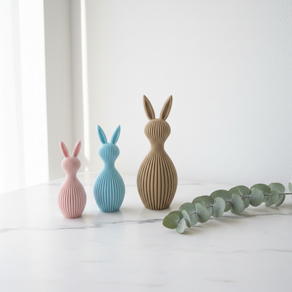Osterhasen 3D Druck - Dekoration - Frühling - Ostern - Im Set oder Einzeln