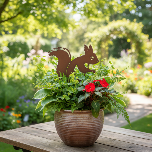 3D Eichhörnchen Pflanzenstecker