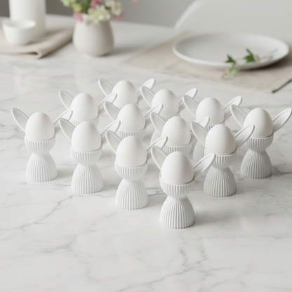 Eierhalter Hase – 3D-gedruckt | Osterfrühstück Deko