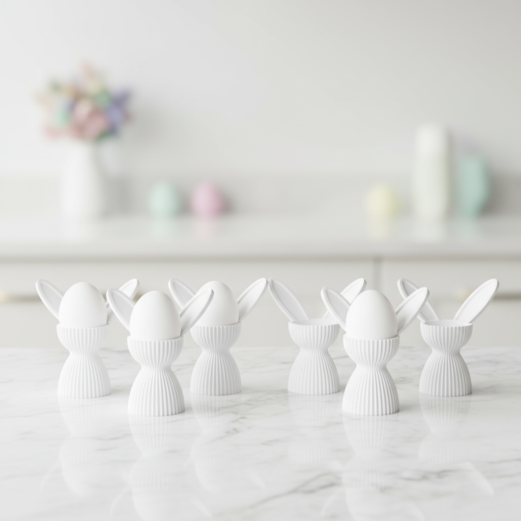 Eierhalter Hase – 3D-gedruckt | Osterfrühstück Deko