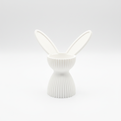 Eierhalter Hase Weiß Einzeln