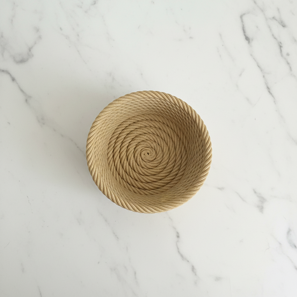 Flat Lay Produktfoto Seilschale