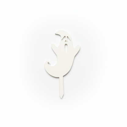 Halloween Geist Pflanzenstecker - Gruselige Gartendeko für Blumentöpfe & Gartenbeet