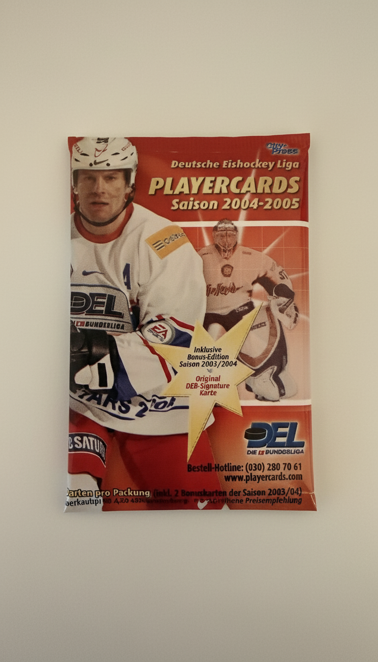 DEL Playercards Booster Pack - Saison 2004-2005 - Deutsche Eishockey Liga