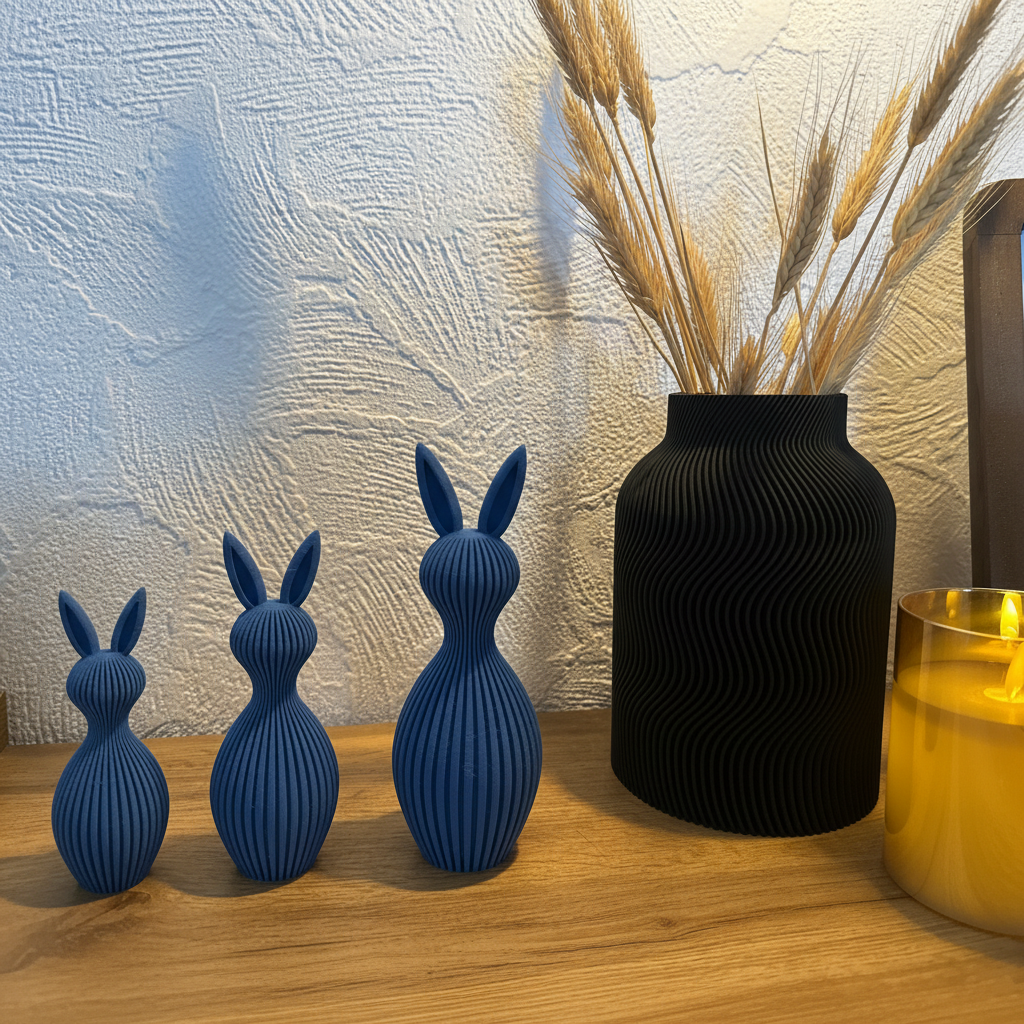 Osterhasen Blau