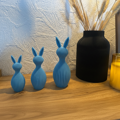 Osterhasen Himmelsblau