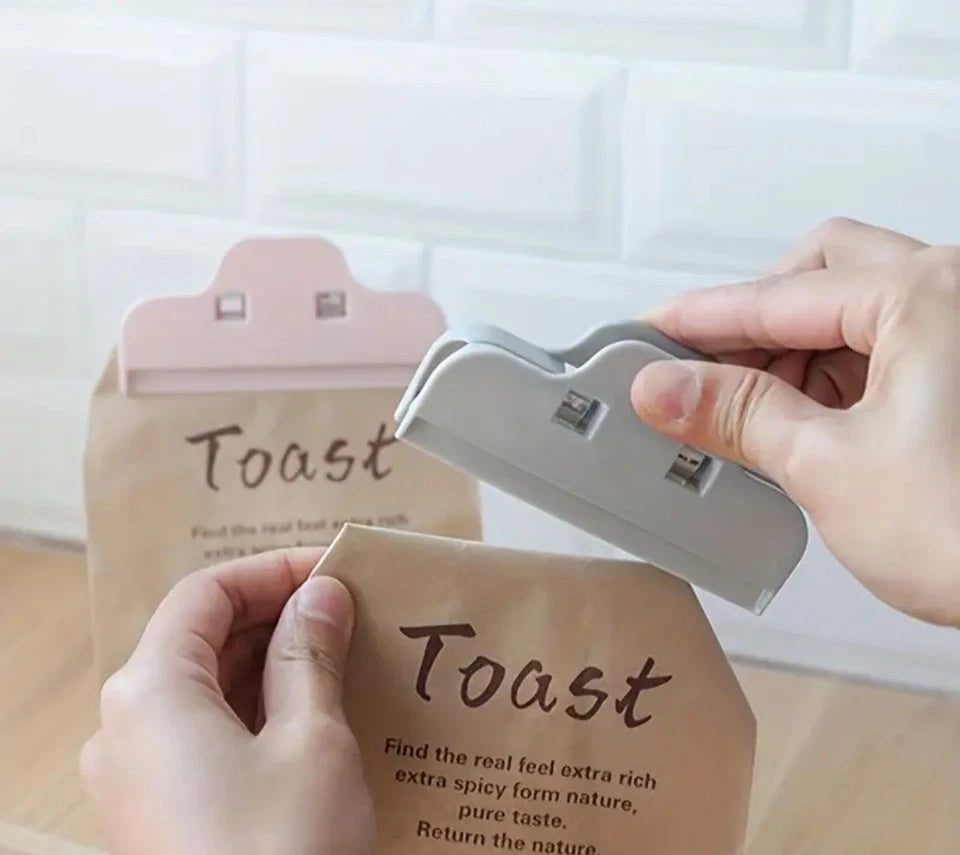3er Set Pack Tüten-Verschlussclips – Praktische Clips für Beutel, Snacks & Verpackungen